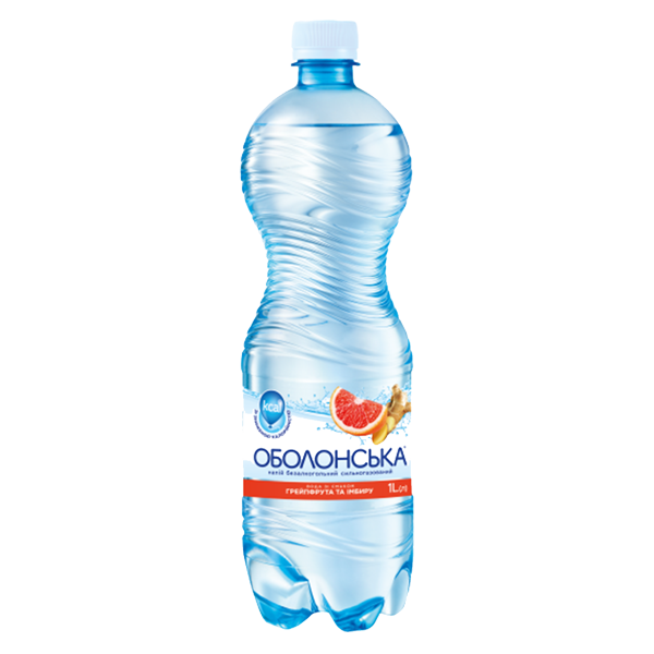 Оболонская вода со вкусом грейпфрута и имбиря 1 л