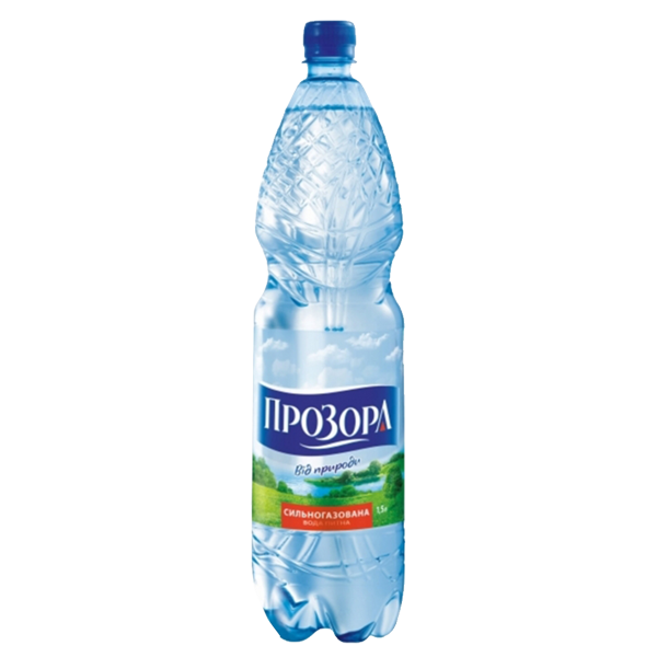 Прозора газированная PET 1,5 л